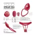 You2Toys - wearable vibrating clitoral stimulator (red)