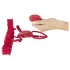 You2Toys - wearable vibrating clitoral stimulator (red)