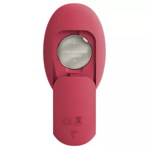 You2Toys - wearable vibrating clitoral stimulator (red)