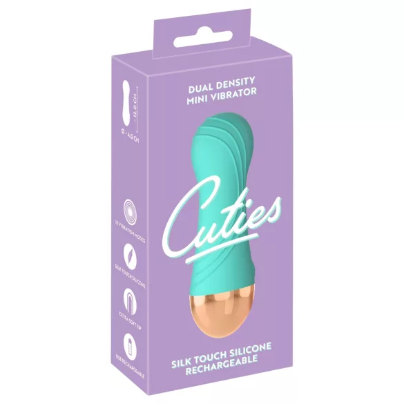 Cuties - rechargeable, waterproof mini vibrator (green)