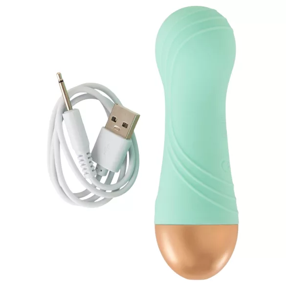 Cuties - rechargeable, waterproof mini vibrator (green)