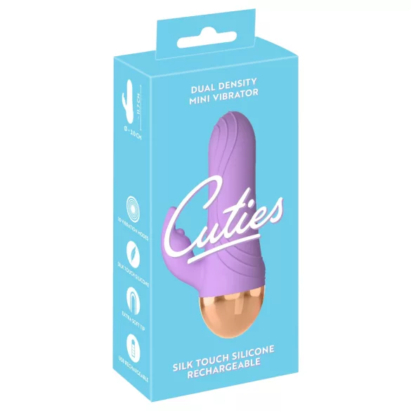 Cuties - rechargeable, waterproof mini clitoral arm vibrator (purple)