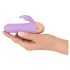 Cuties - rechargeable, waterproof mini clitoral arm vibrator (purple)