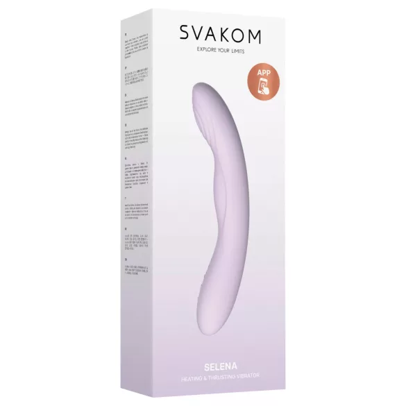 Svakom Selena - warming, thrusting G-spot vibrator (purple)