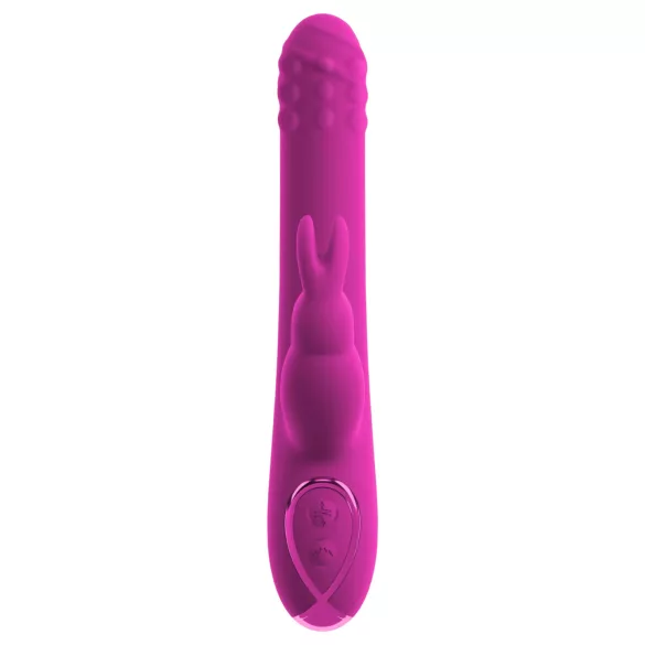 Sweet Smile - thrusting, rotating vibrator with clitoral arm (pink)