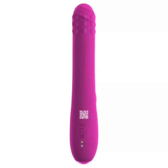 Sweet Smile - thrusting, rotating vibrator with clitoral arm (pink)