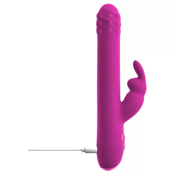 Sweet Smile - thrusting, rotating vibrator with clitoral arm (pink)
