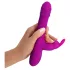 Sweet Smile - thrusting, rotating vibrator with clitoral arm (pink)
