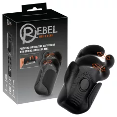Rebel - pulsing, vibrating masturbator (black)