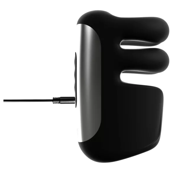 Rebel - pulsing, vibrating masturbator (black)