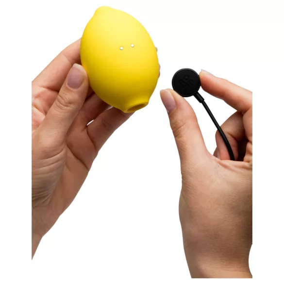 Romp Lemon Crush - air‑pulse clitoral stimulator (yellow)