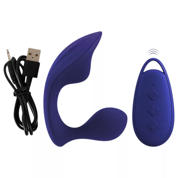 SMILE - Remote Control Blue Panty & Anal Vibrator