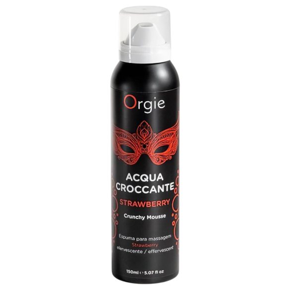 Orgie Acqua Croccante - Strawberry Massage Foam (150ml)