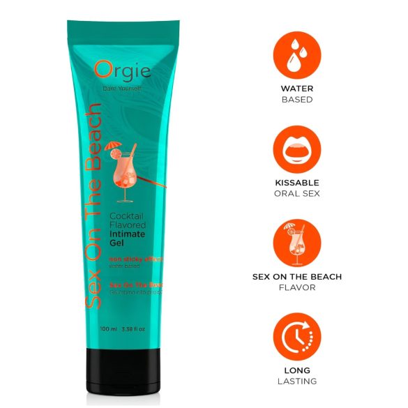 Orgie Cocktail - Edible Lubricant - Sex On The Beach (100ml)