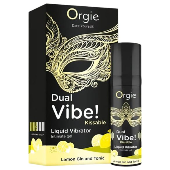 Orgie Dual Vibe - Unisex Liquid Vibrator - Gin Tonic (15ml)