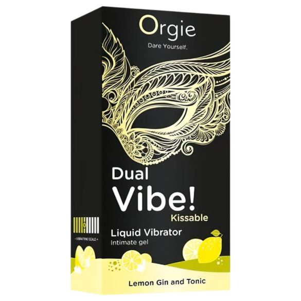 Orgie Dual Vibe - Unisex Liquid Vibrator - Gin Tonic (15ml)
