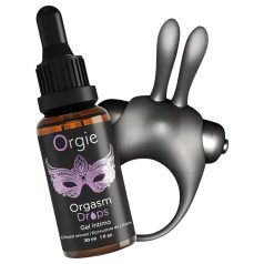 Orgie Orgasmic Bunny - Vibrating Penis Ring Set (Black)