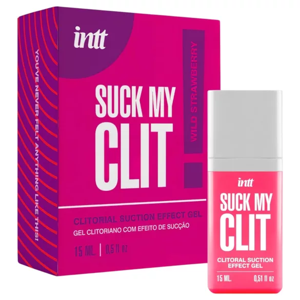 Intt Suck My Clit - clitoral stimulating gel for women - strawberry (15 ml)
