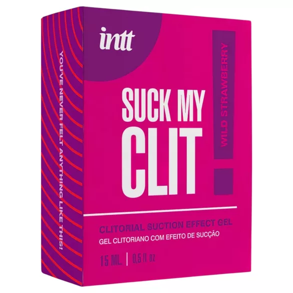 Intt Suck My Clit - clitoral stimulating gel for women - strawberry (15 ml)
