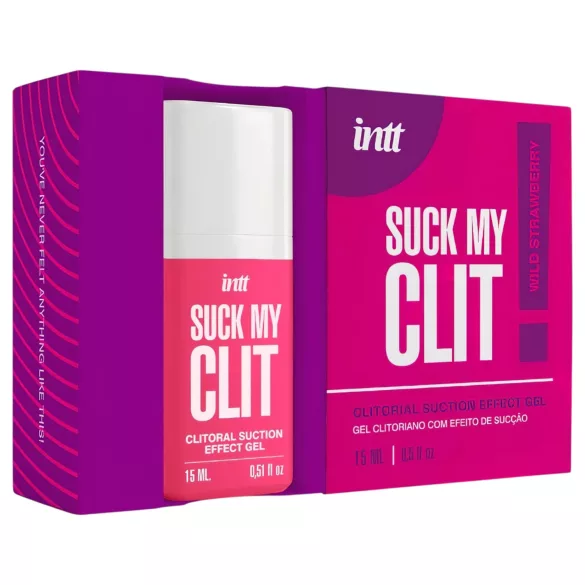 Intt Suck My Clit - clitoral stimulating gel for women - strawberry (15 ml)