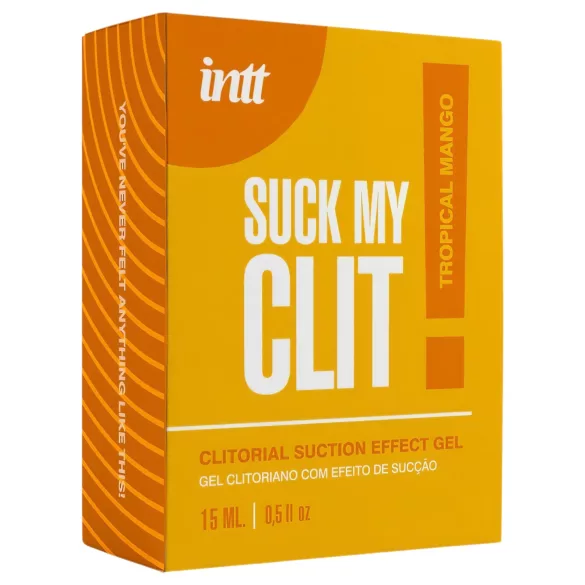 Intt Suck My Clit - clitoral stimulating gel for women - mango (15 ml)