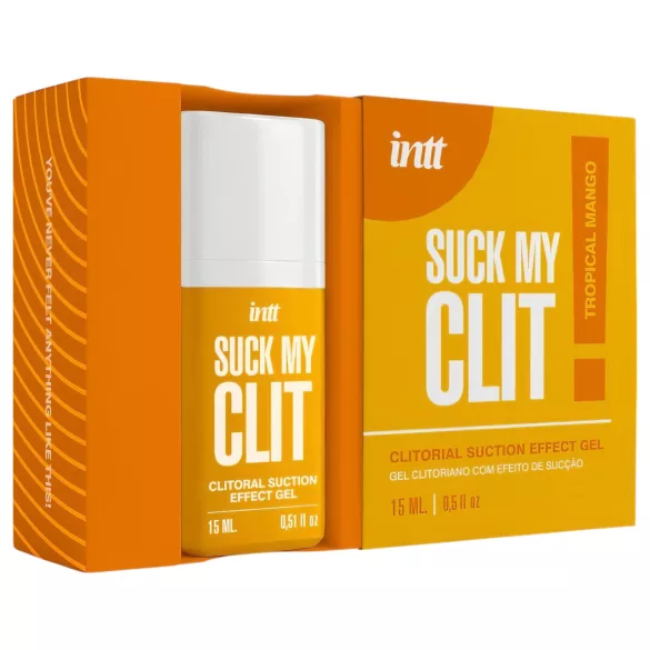 Intt Suck My Clit - clitoral stimulating gel for women - mango (15 ml)
