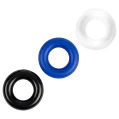 Baseks - flexible penis ring set (3 pcs)