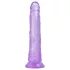 Baseks Jellies - purple jelly dildo with suction cup