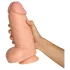 Willie City - thick realistic dildo (flesh-coloured) - 24.5 cm