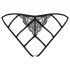 Obsessive Miamor - Black Lace Open-Back Panties - L/XL