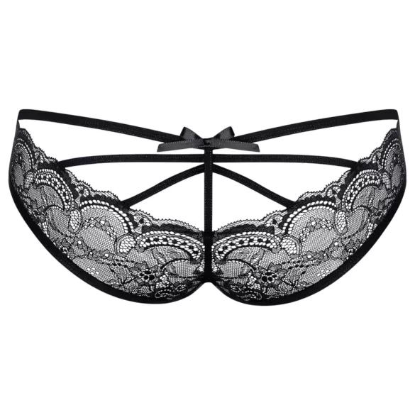 Obsessive Frivolla - Black Lacy Women's Panties - Playfully Chic - L/XL