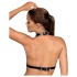 Obsessive A740 - Halter Neck Decorative Body Harness Top (Black) - S-L