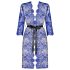Obsessive Cobaltess - Lace Robe (Blue) - L/XL