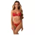 Obsessive Matildea - Lace Bra Set (Red) - L/XL