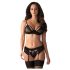 Obsessive Wonderia - Lingerie Gift Box Set - 6 Pieces (Black)