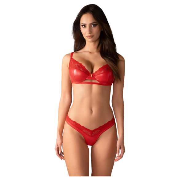 Obsessive Aloisa - Lingerie Gift Set - 6 Pieces (Red)