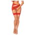 Obsessive Aloisa - Lingerie Gift Set - 6 Pieces (Red) - L/XL