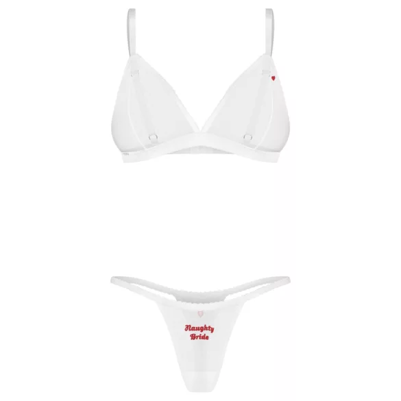 Obsessive Weddya Bride - two-piece bridal set (white)
