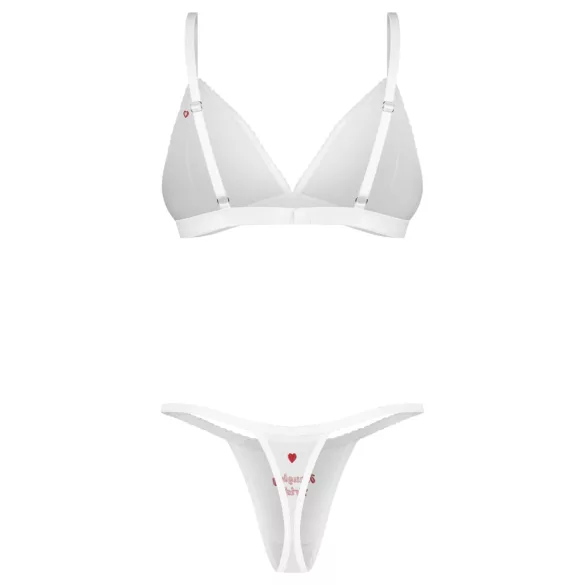 Obsessive Weddya Bride - two-piece bridal set (white)