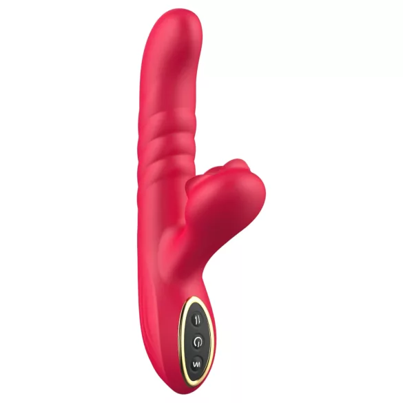 Sweet Play - 2in1 Thrusting & Clitoral Vibrator (Pink)