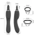 Sweet Play - 2‑in‑1 vibrator with clit‑licking tongue and suction (black)