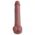 Natural Play - silicone dildo 24 cm (natural)