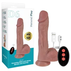  Erospace Natural Play - lifelike thrusting and rotating vibrator (flesh-coloured)