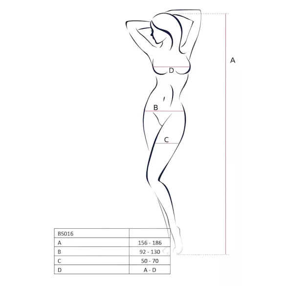Passion BS016 - Minimalist Mesh Set (Black) - Sizes S-L