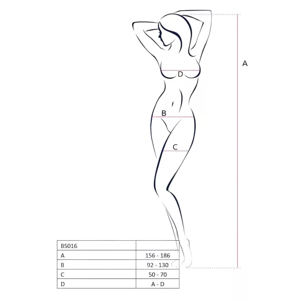 Passion BS016 - Minimalist Mesh Set (Black) - Sizes S-L