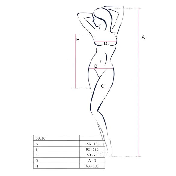 Passion BS026 - Black Mini Dress with Straps - Sizes S-L