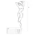 Passion BS031 - Open-Back Jumpsuit (White) - Sizes S-L