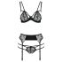Passion Floris - Black Lingerie Set