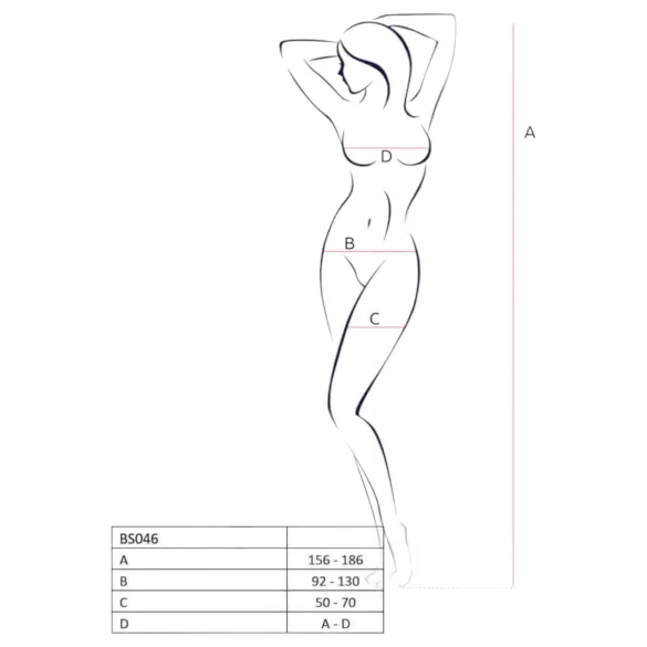 Passion BS046 - Floral Lace Set (White) - S-L