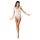 Passion BS064 - Open Mesh Bodysuit (White) - Sizes S-L